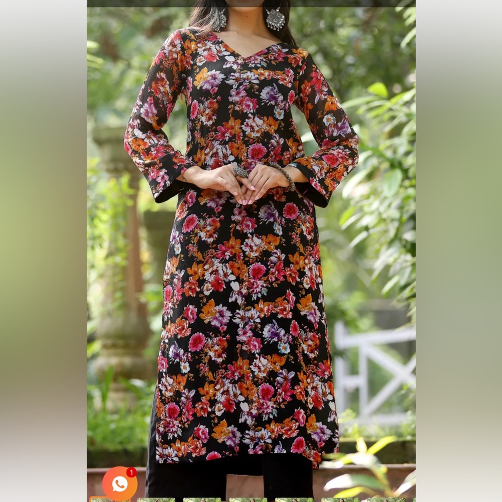 Black kurta!